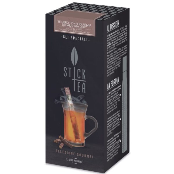 Ceai negru cu lemn dulce Stick Tea - 12 stick-uri