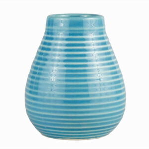 Cana pentru mate - "Miodzio" Ceramic Gourd 250ml Blue