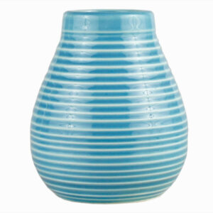 Cană pentru mate - "Miodzio" Ceramic Gourd 350ml Blue